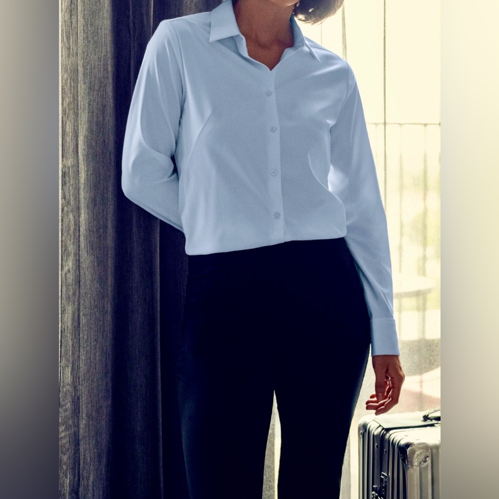 Ministry of Supply AeroZero Shirt in Oxford Blue Beyond EUC